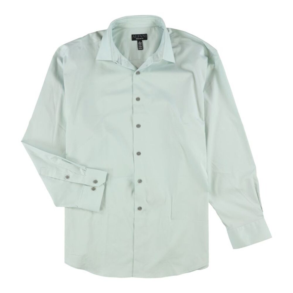Alfani Mens Temperature Regulating Button Down Dress Shirt, NWT